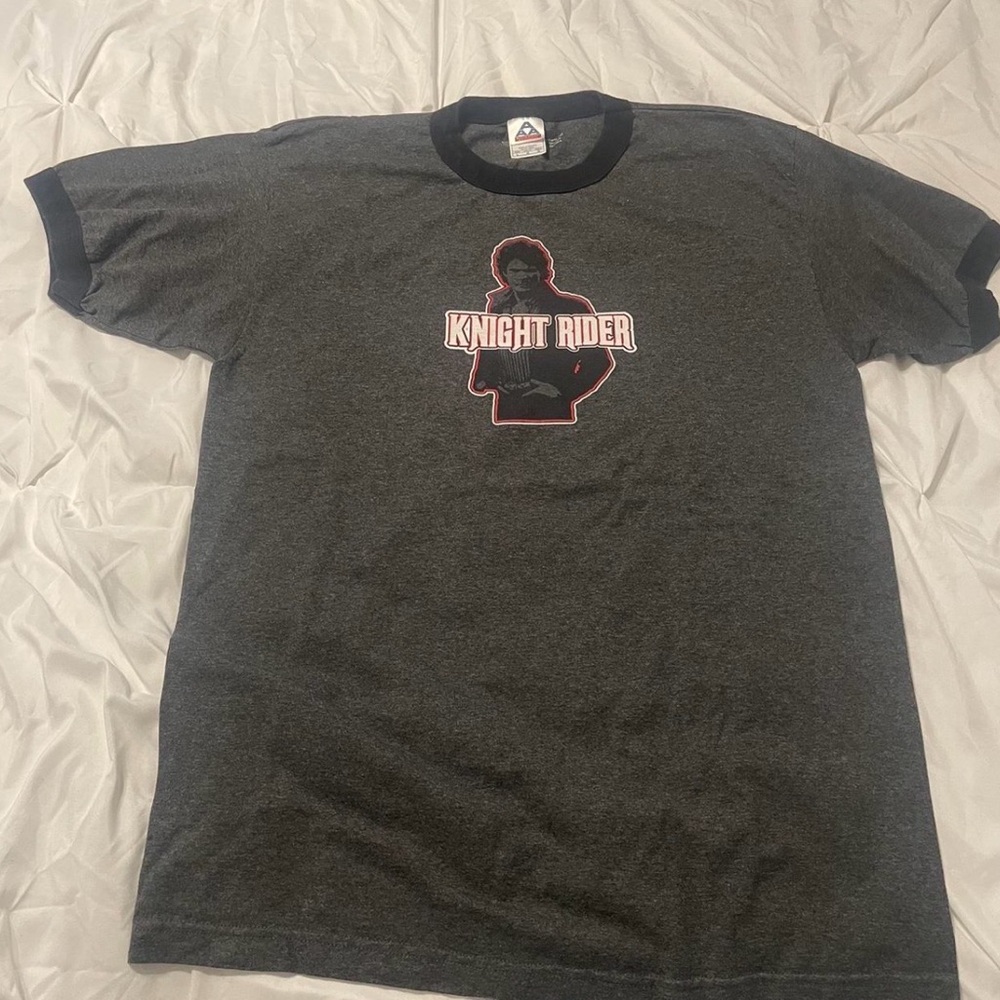Knight Rider Charcoal Vintage Graphic Tee